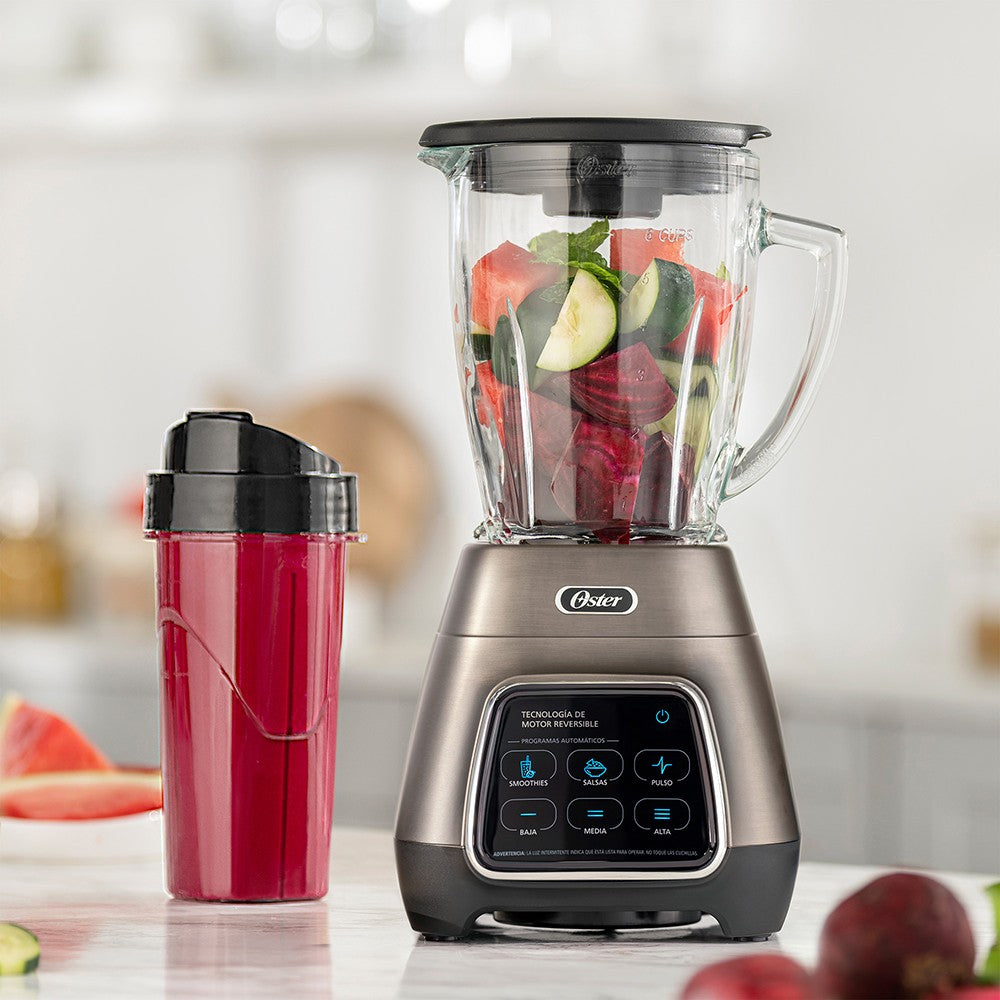 Licuadora Pantalla Táctil Reversible + Vaso BlendNgo Blstpyg1312xbg Oster1#Gris