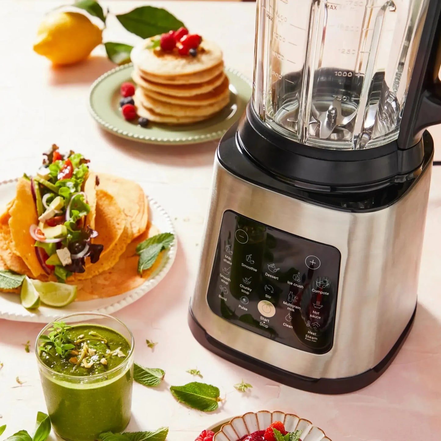 Licuadora PerfectMix Cook 1400W Digital Moulinex6#Negro