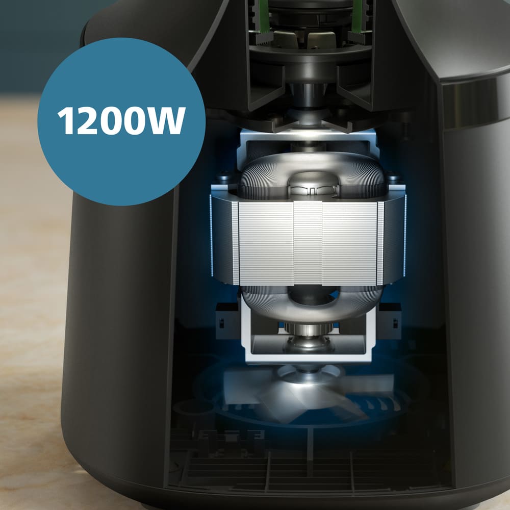 Licuadora HR2263/90 Jarra de Vidrio 2 Lts Serie 3000 Philips6#Negro