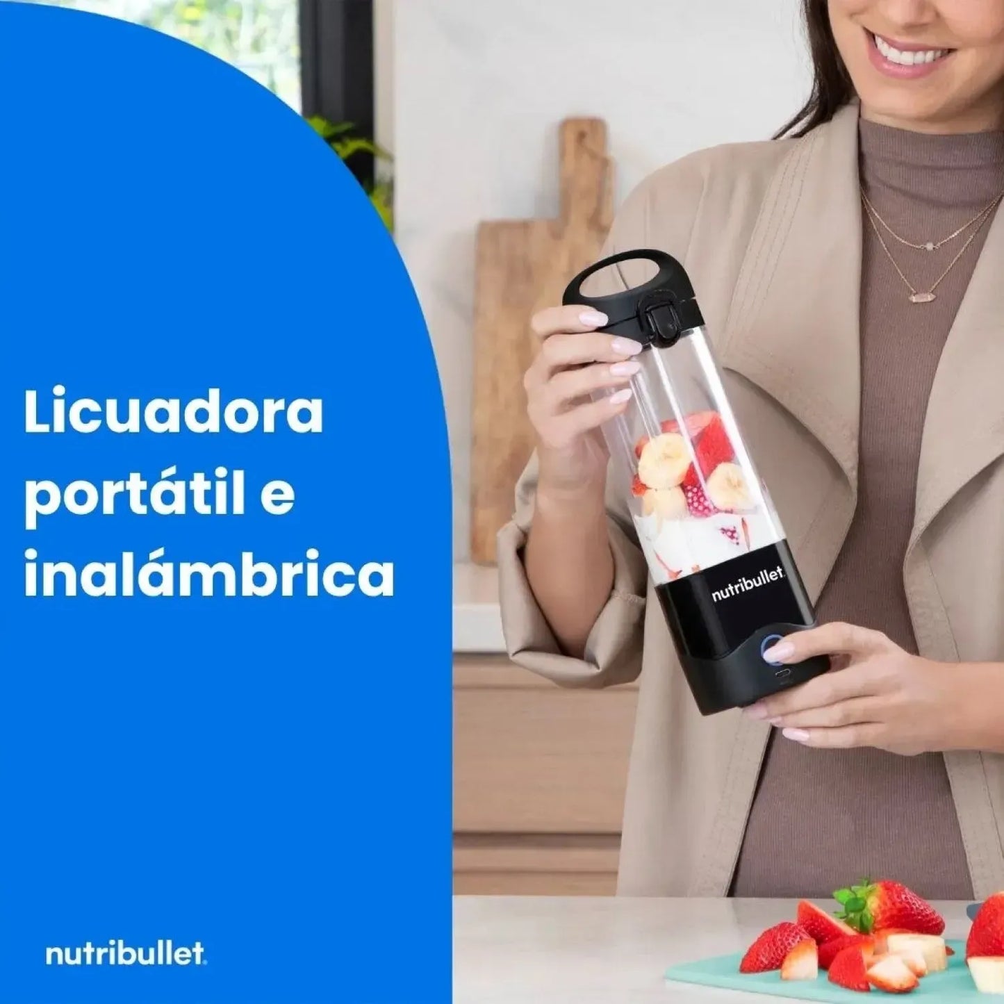 Licuadora Portatil Portable Blender Nutribullet4#Sin color