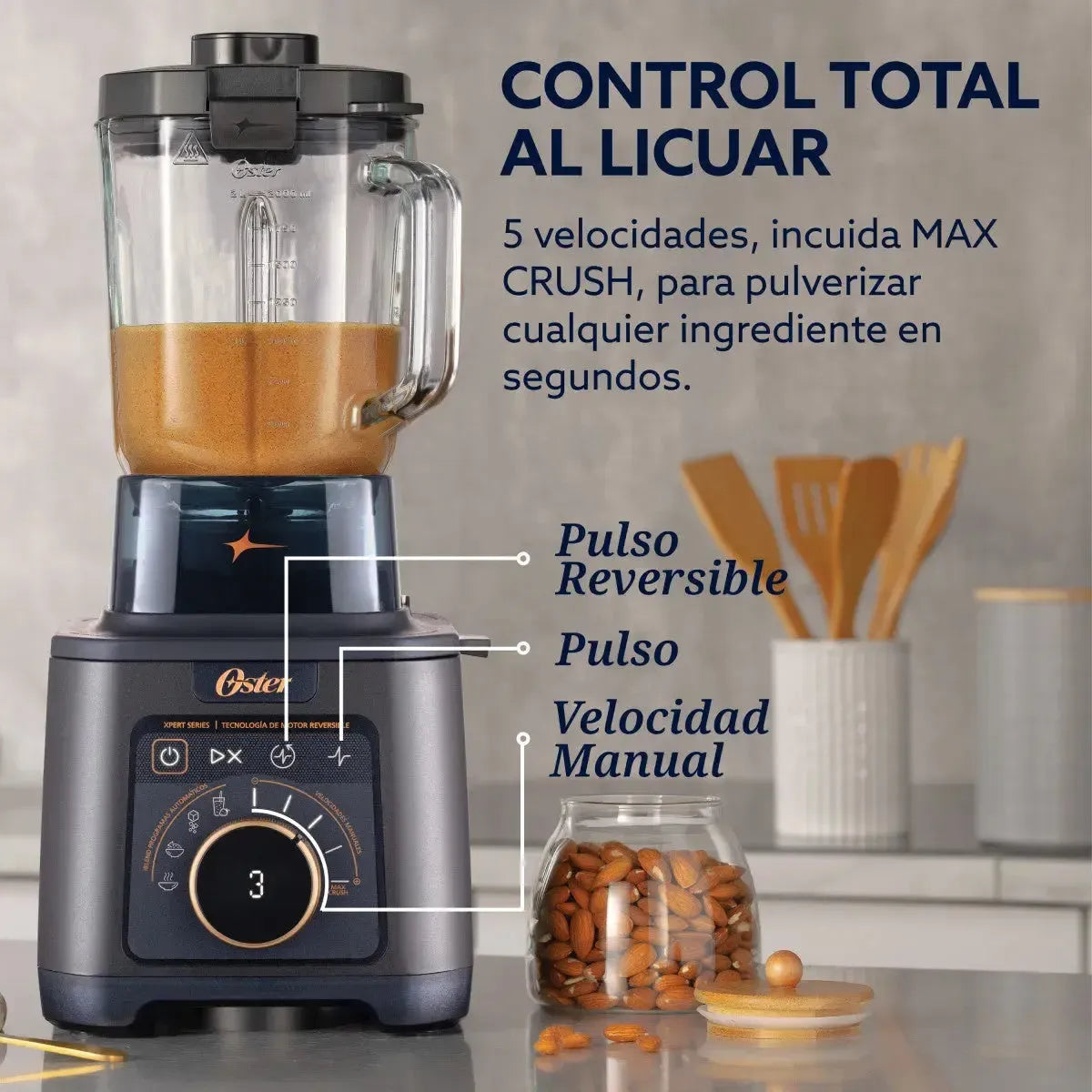 Licuadora Profesional Titan 4 Programas BLSTXT-XG-052 Oster-Licuadoras