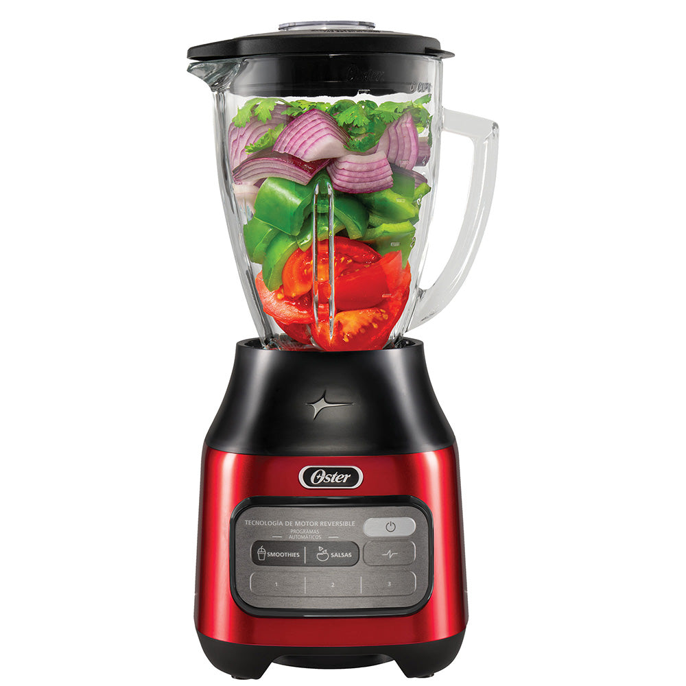 Licuadora Reversible 3 Velocidades + Pulso Blstpeg Oster6#Rojo