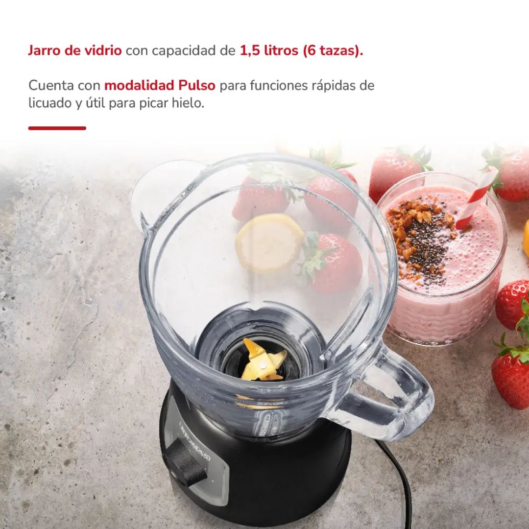 Licuadora TH-330V Thomas9#Negro