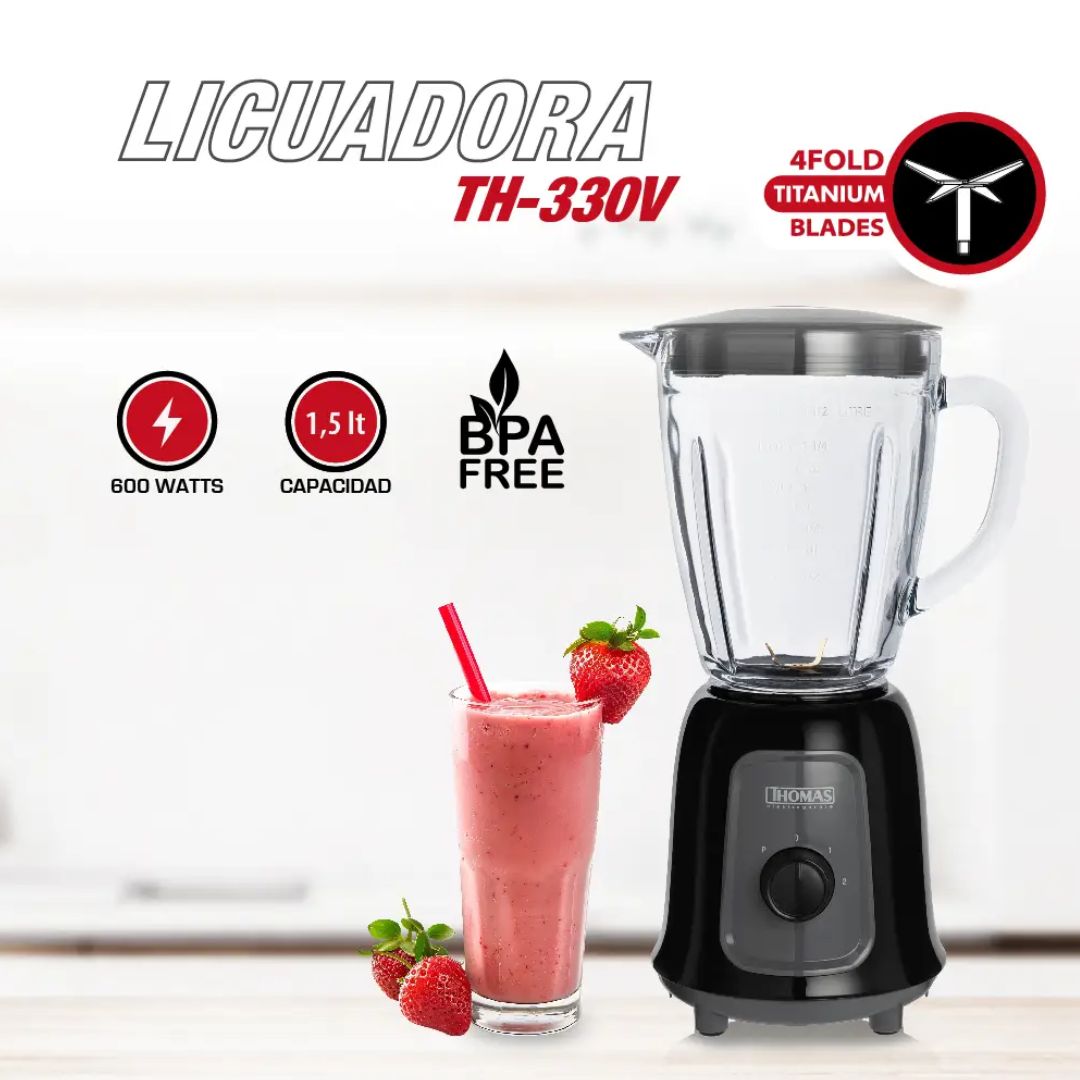 Licuadora TH-330V Thomas6#Negro