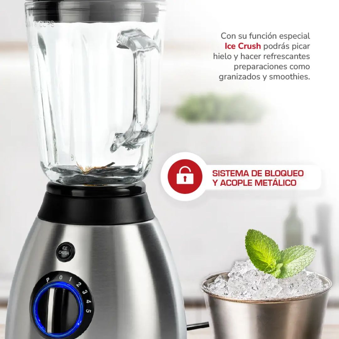 Licuadora TH-510Vi Thomas10#Negro