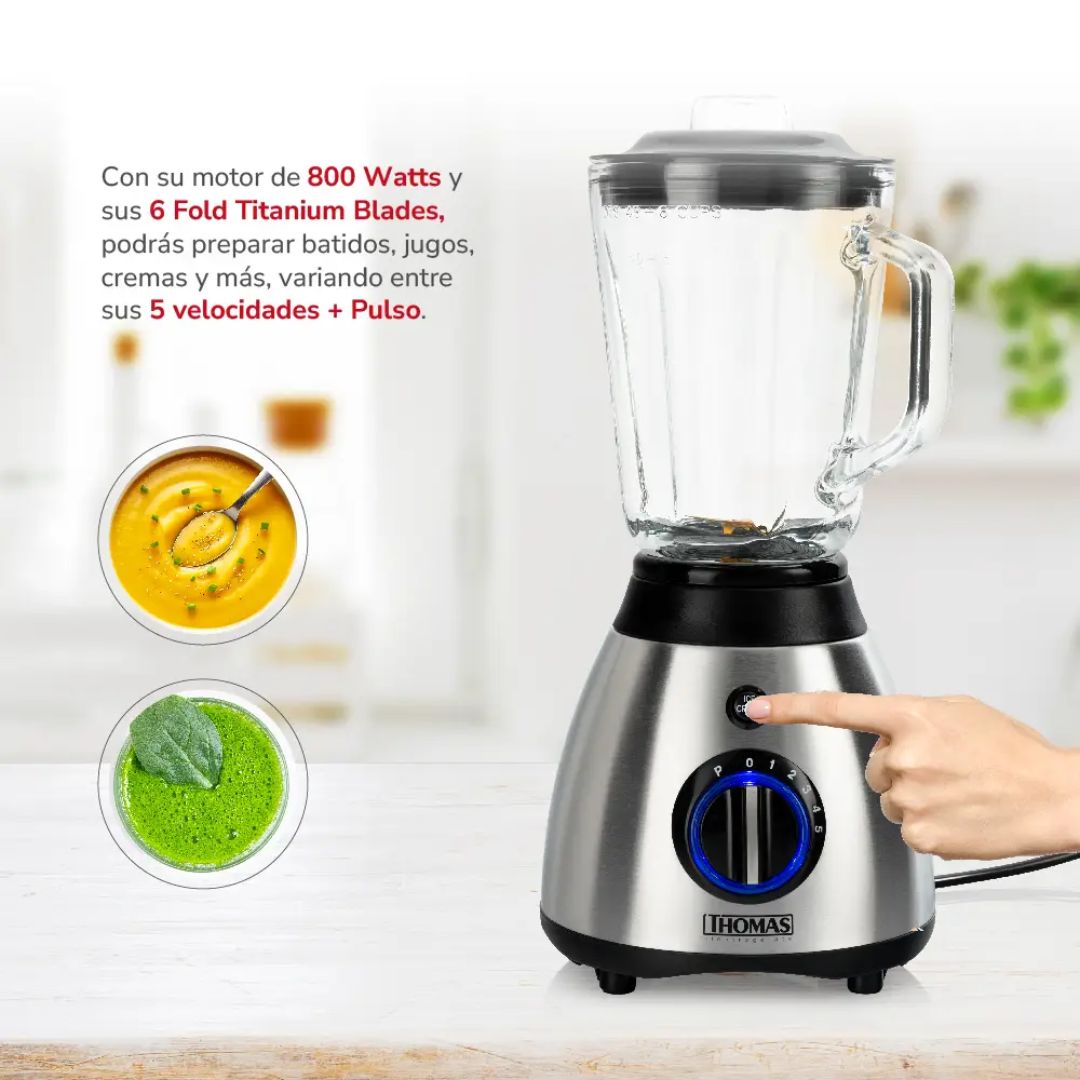 Licuadora TH-510Vi Thomas8#Negro