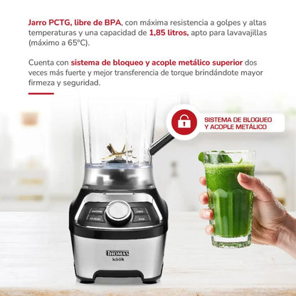 Licuadora TH-790D Thomas11#Negro