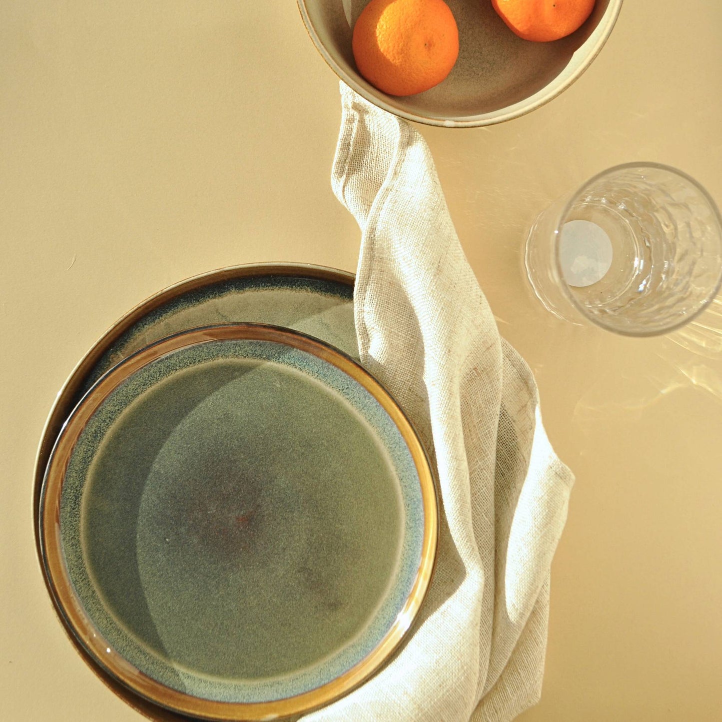 Juego de Loza 18 piezas Vajilla Cerámica Lisboa Decoexpress2#Café