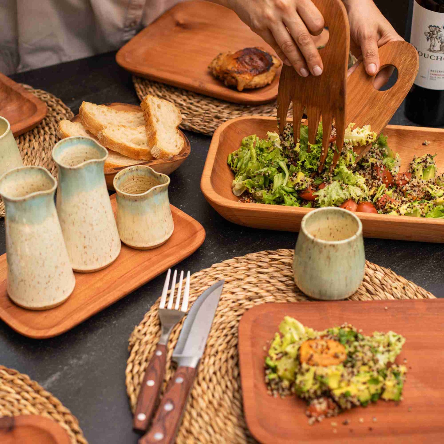 Set Alcuza 4 Piezas Milenaria Alerce – Kitchen Center