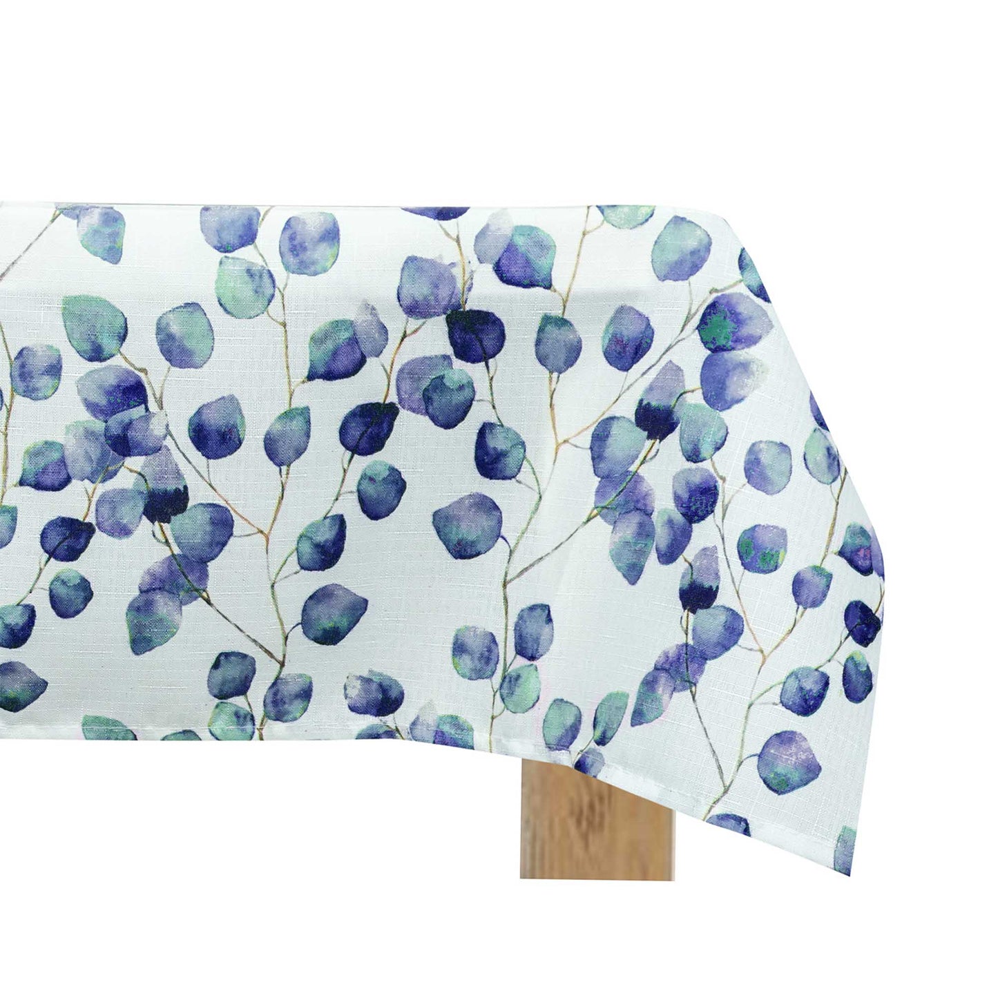 Mantel Antimanchas Eucalipto 160x Decoexpress2#Azul