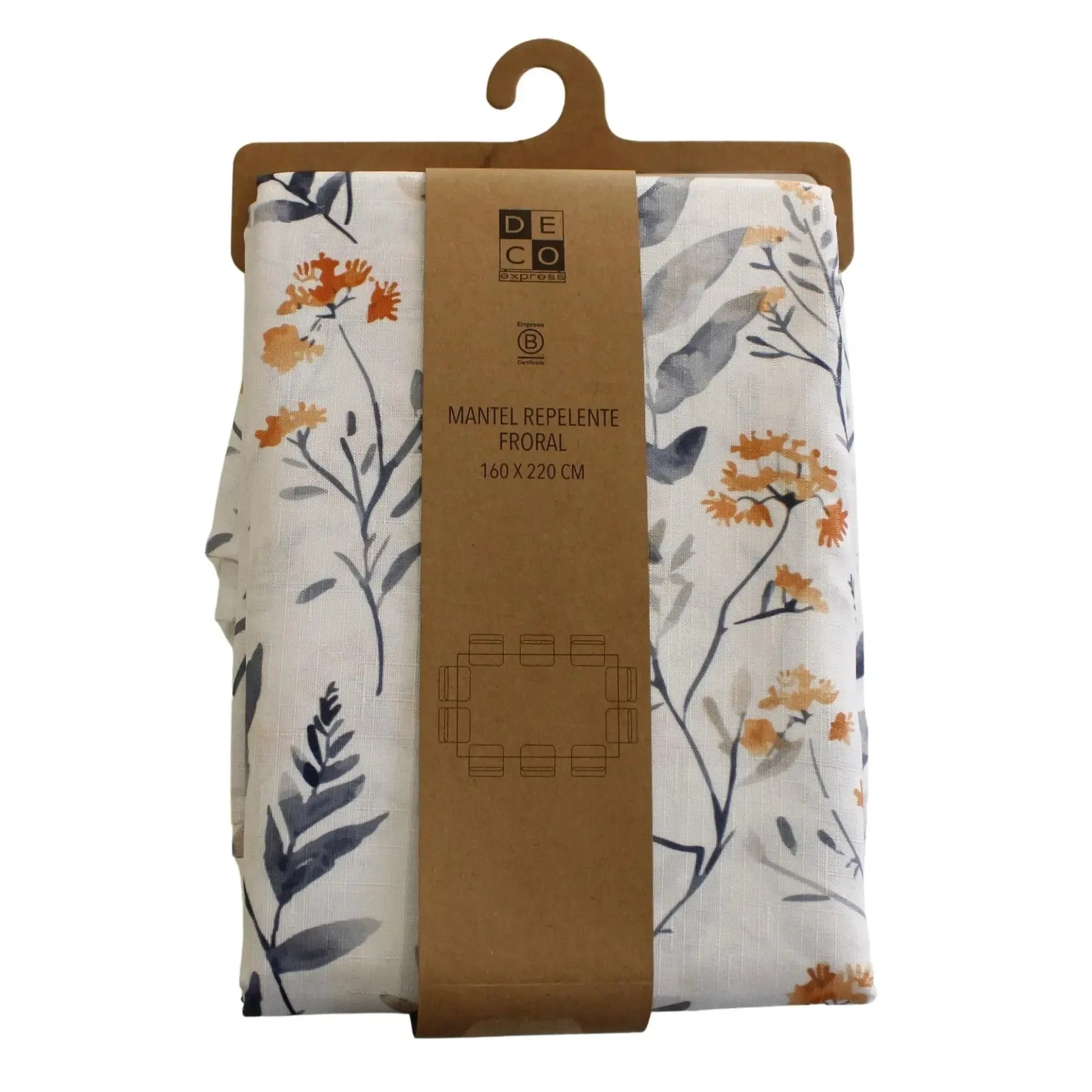 Mantel Antimanchas Floral 180X280 cm Decoexpress4#Sin color