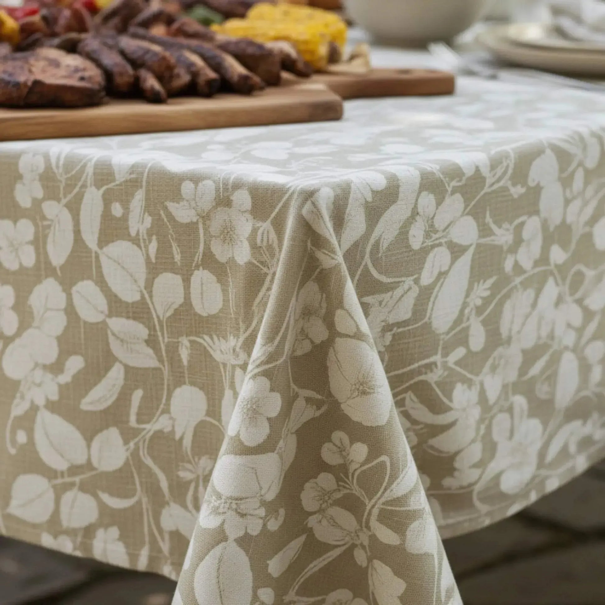 Mantel Antimanchas Natural 180X280 cm Decoexpress4#undefined