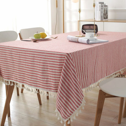 Mantel Rectangular Estampado Pamela 140 cm x 220 cm Bohemik2#Rojo|beige