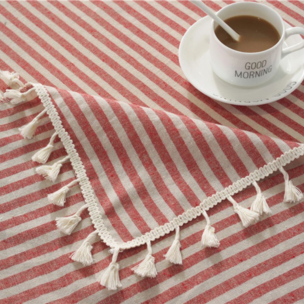 Mantel Rectangular Estampado Pamela 140 cm x 220 cm Bohemik3#Rojo|beige