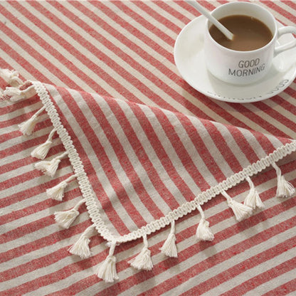 Mantel Rectangular Estampado Pamela 140 cm x 220 cm Bohemik3#Rojo|beige