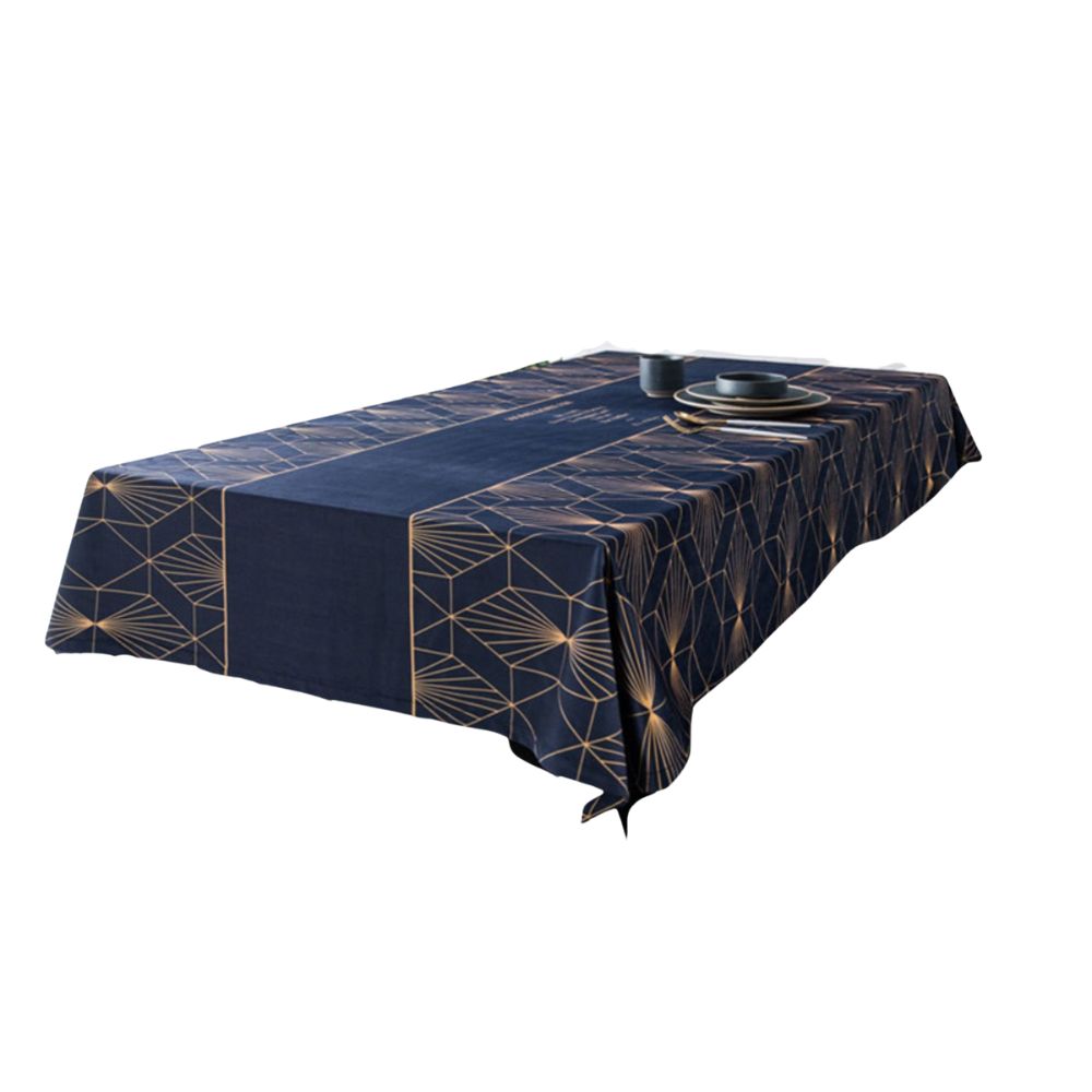 Mantel Rectangular Estampado Patricia 140 cm x 220 cm Bohemik7#Azul