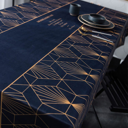 Mantel Rectangular Estampado Patricia 140 cm x 220 cm Bohemik5#Azul