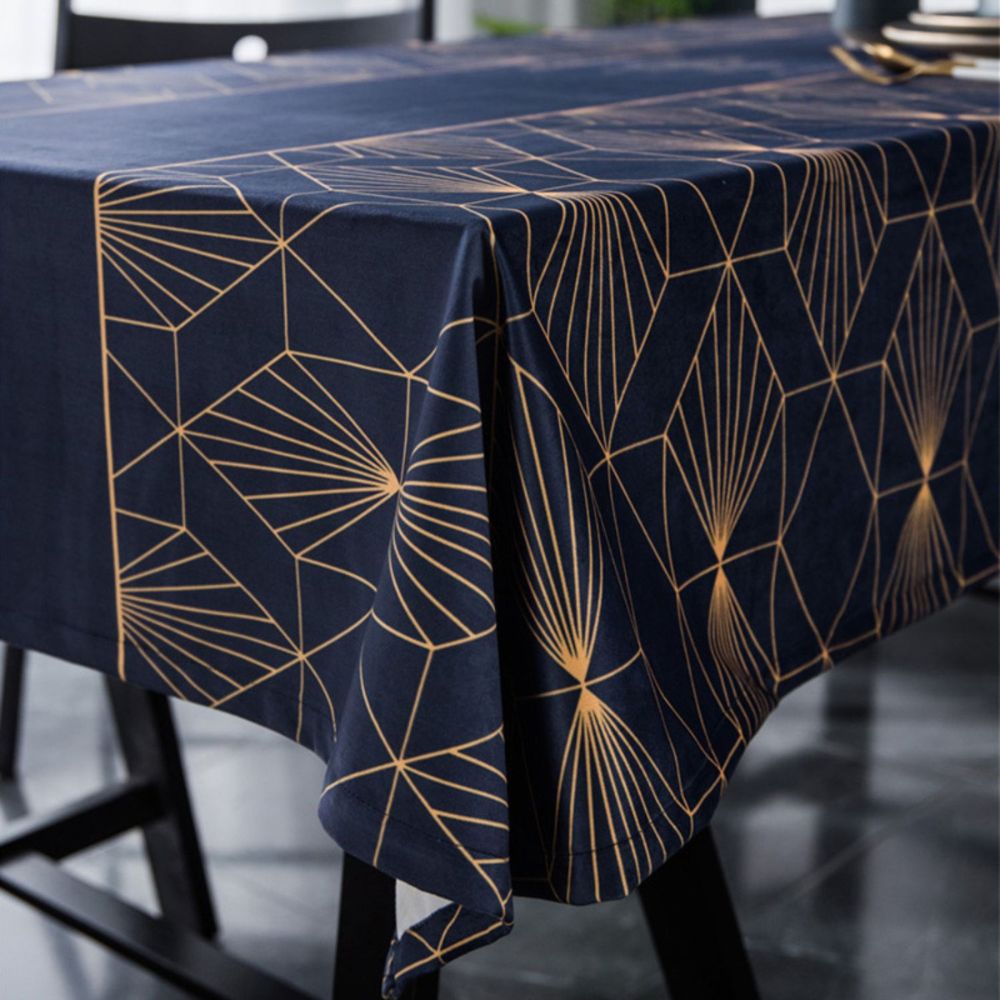 Mantel Rectangular Estampado Patricia 140 cm x 220 cm Bohemik3#Azul