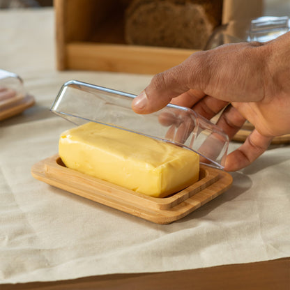 Mantequillera Bambú Ou1#Sin color