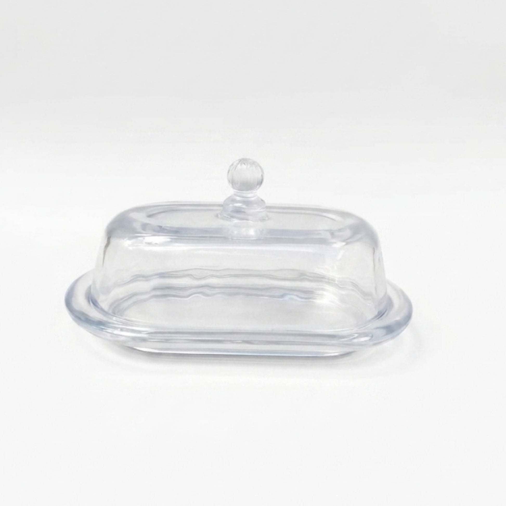 Mantequillera de Vidrio con Tapa 19 cm Decoexpress-Accesorios de Cocina