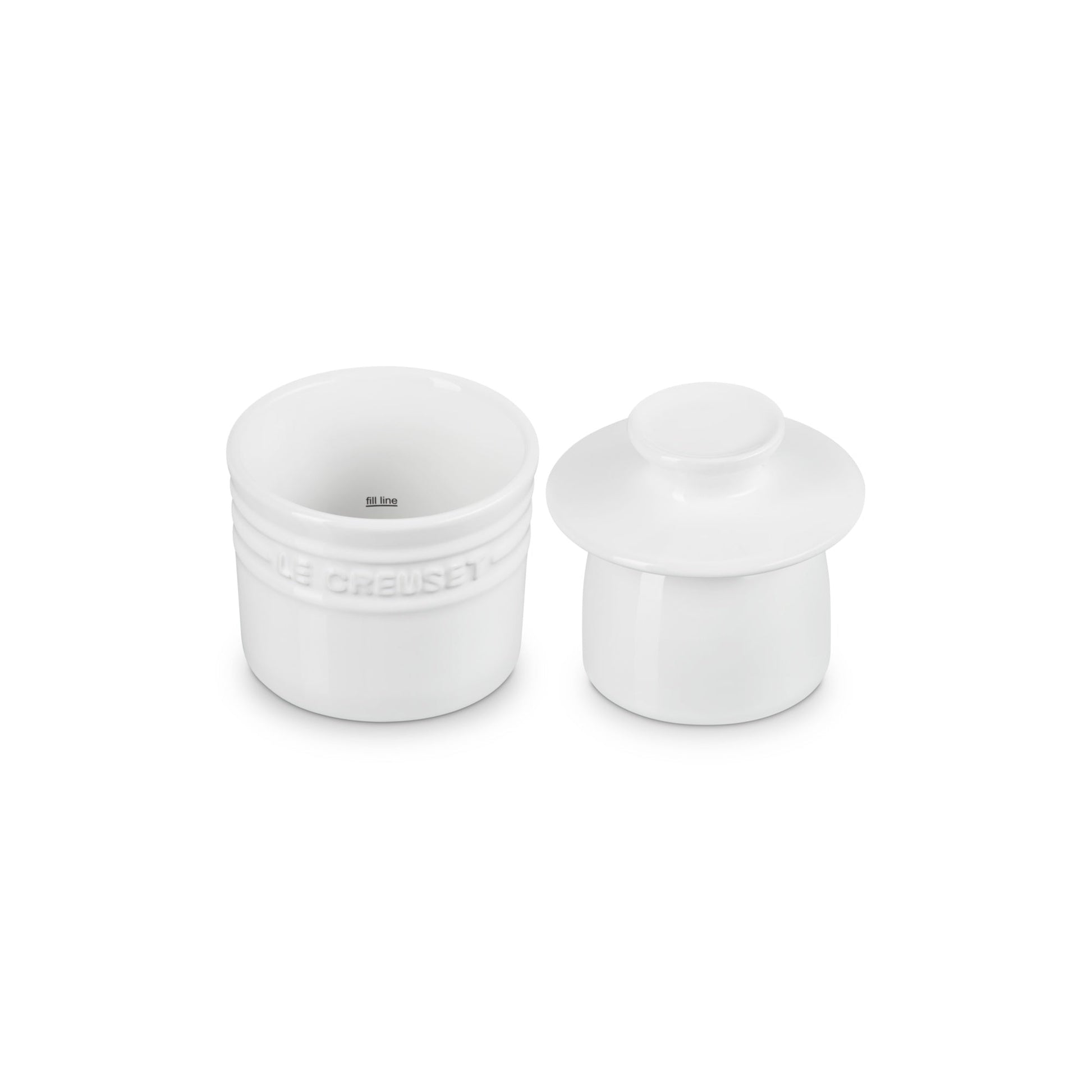 Mantequillera Francesa White Cerámica Le Creuset3#Sin color