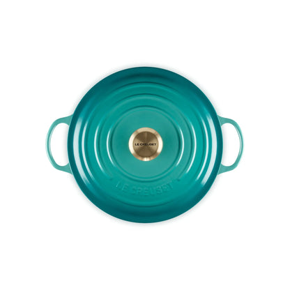 Marmita Gourmet 26 Cm Bleu Riviera Le Creuset-Ollas