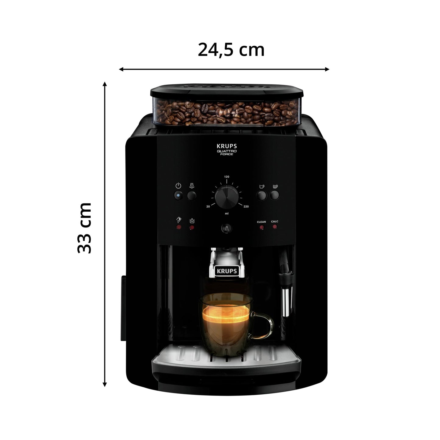 Cafetera Espresso Full Auto Krups8#Negro