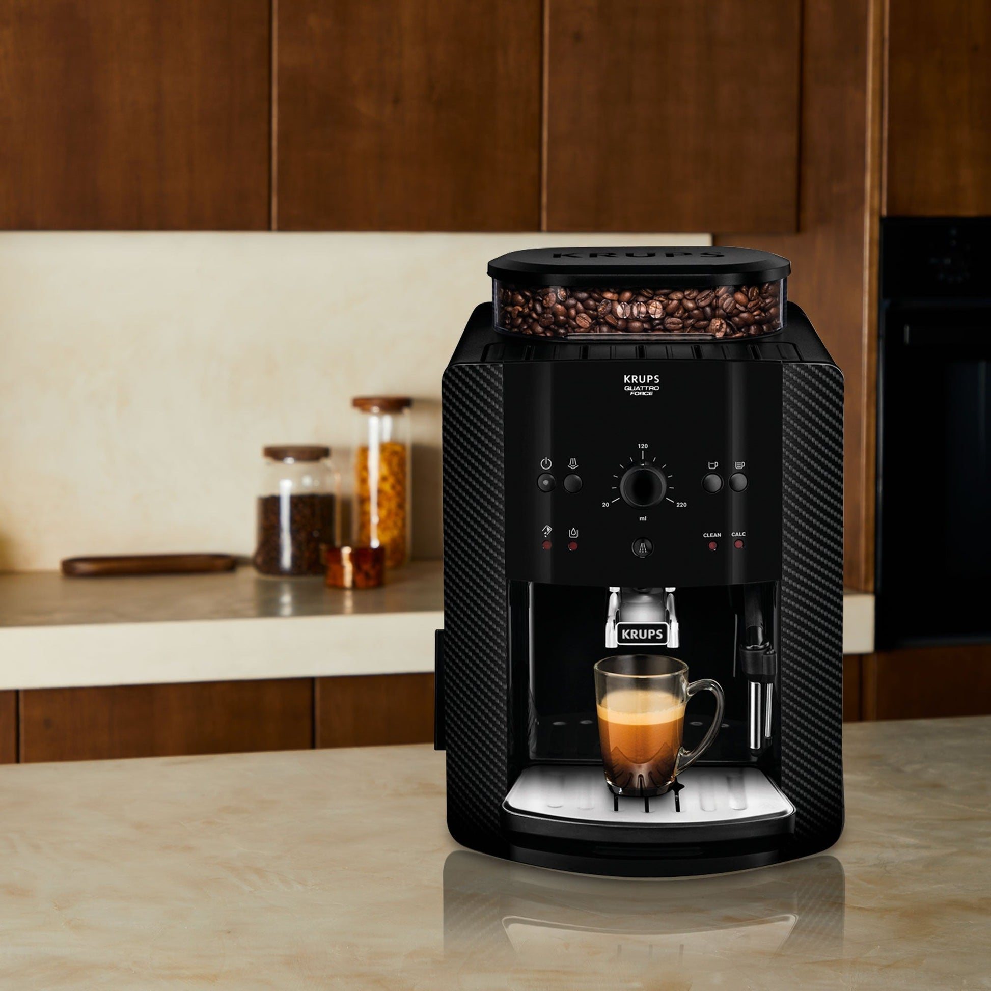 Cafetera Espresso Full Auto Krups1#Negro