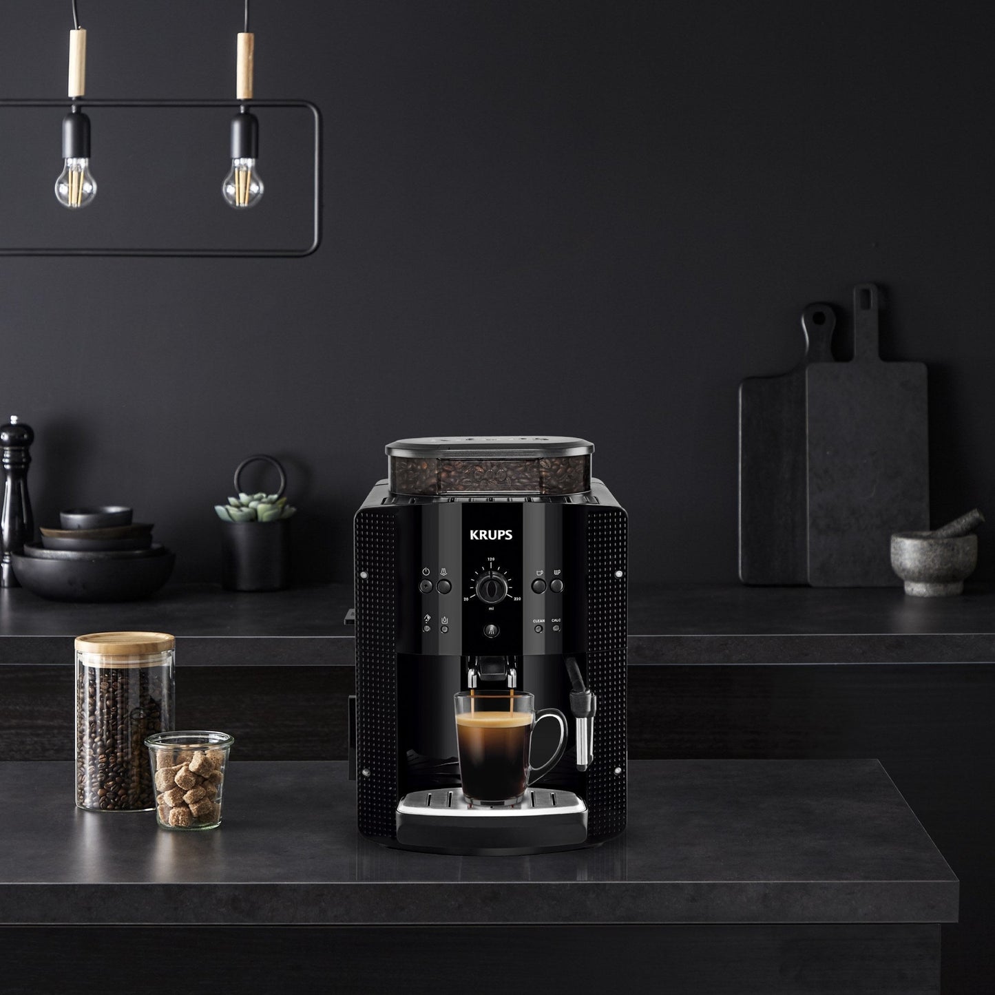 Cafetera Espresso Full Auto Krups2#Negro