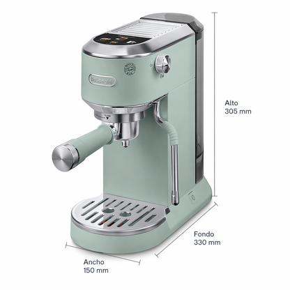 Medidas Cafetera Espresso duo DeLonghi
