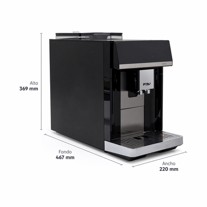 medidas Cafetera Superautomática Libérica FDV
