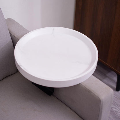 Bandeja Sofá Estilo Mármol Santú Home & Deco4#Blanco