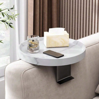 Bandeja Sofá Estilo Mármol Santú Home & Deco1#Blanco
