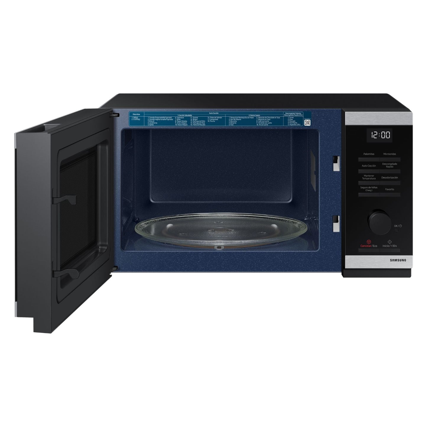 Microondas MS23DG4504ATZS Con Quick Defrost 23 Lts Samsung3#Gris