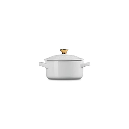 Mini Cocotte Redonda Holly 10 Cm White Le Creuset3#Sin color
