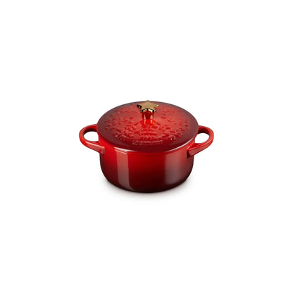Mini Cocotte Redonda Noel 12 Cm Cereza Le Creuset2#undefined