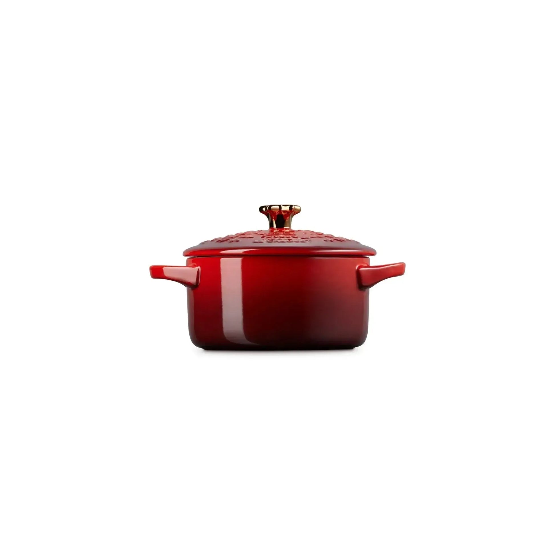 Mini Cocotte Redonda Noel 12 Cm Cereza Le Creuset3#Sin color