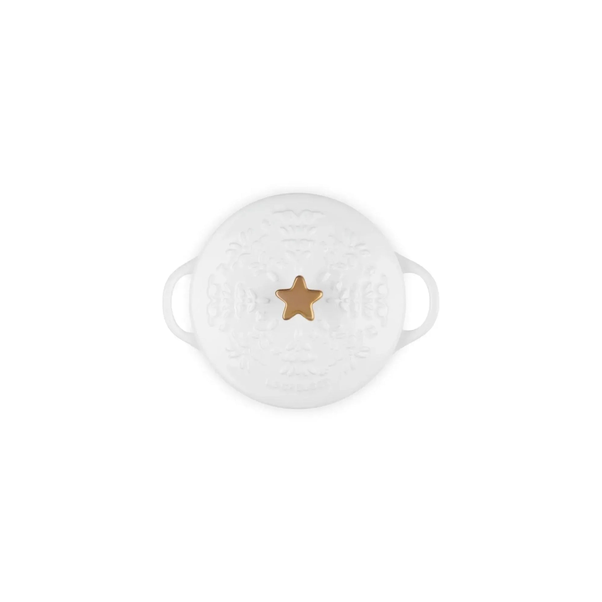 Mini Cocotte Redonda Noel 12 Cm White Le Creuset2#Sin color