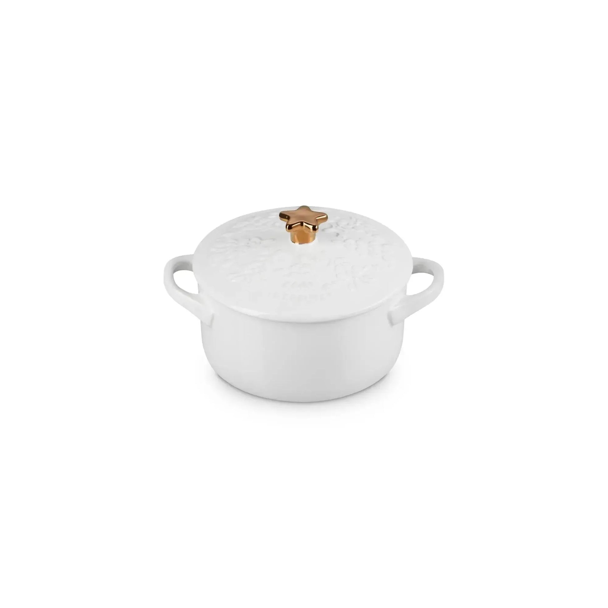 Mini Cocotte Redonda Noel 12 Cm White Le Creuset3#Sin color
