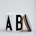 Mini Contenedor Multiuso Design Letters1#Blanco