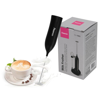 Mini Espumador Batidor Negro Portátil USB Fissman-Espumadores de Leche