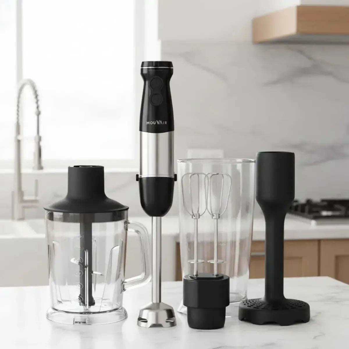 Minipimer y Batidora Mouvair Mixer 1300W1#Negro