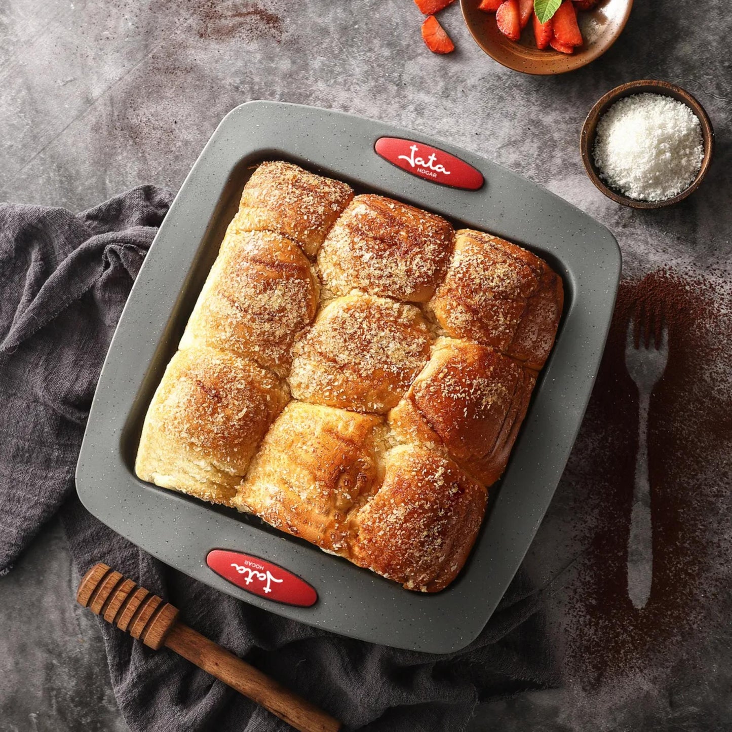 Molde De Cocina Cuadrado Jata1#Gris