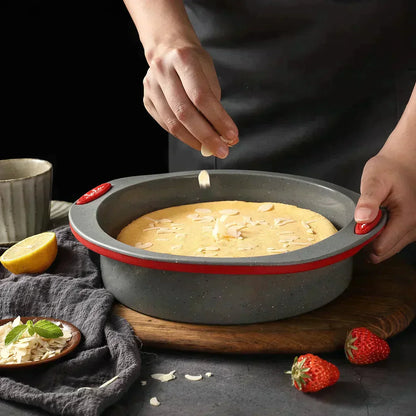 Molde De Cocina Redondo Silicona Platino Jata1#Gris