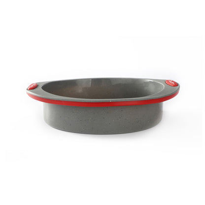 Molde De Cocina Redondo Silicona Platino Jata3#Gris
