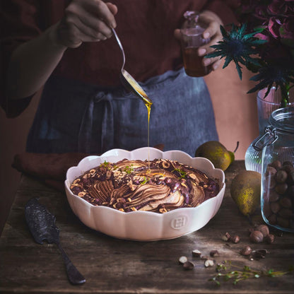 Molde Redondo 27 Cm Crudo Emile Henry4#Beige