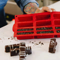 Moldes De Cocina Barritas De Chocolate Chef Bosquet Jata1#Rojo
