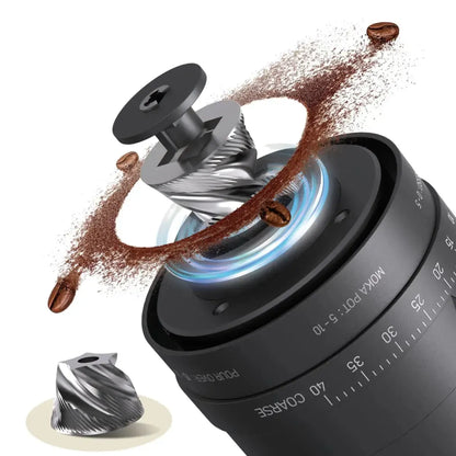 Molinillo de Café Eléctrico Ajustable Versión Pro Mouvair3#Negro