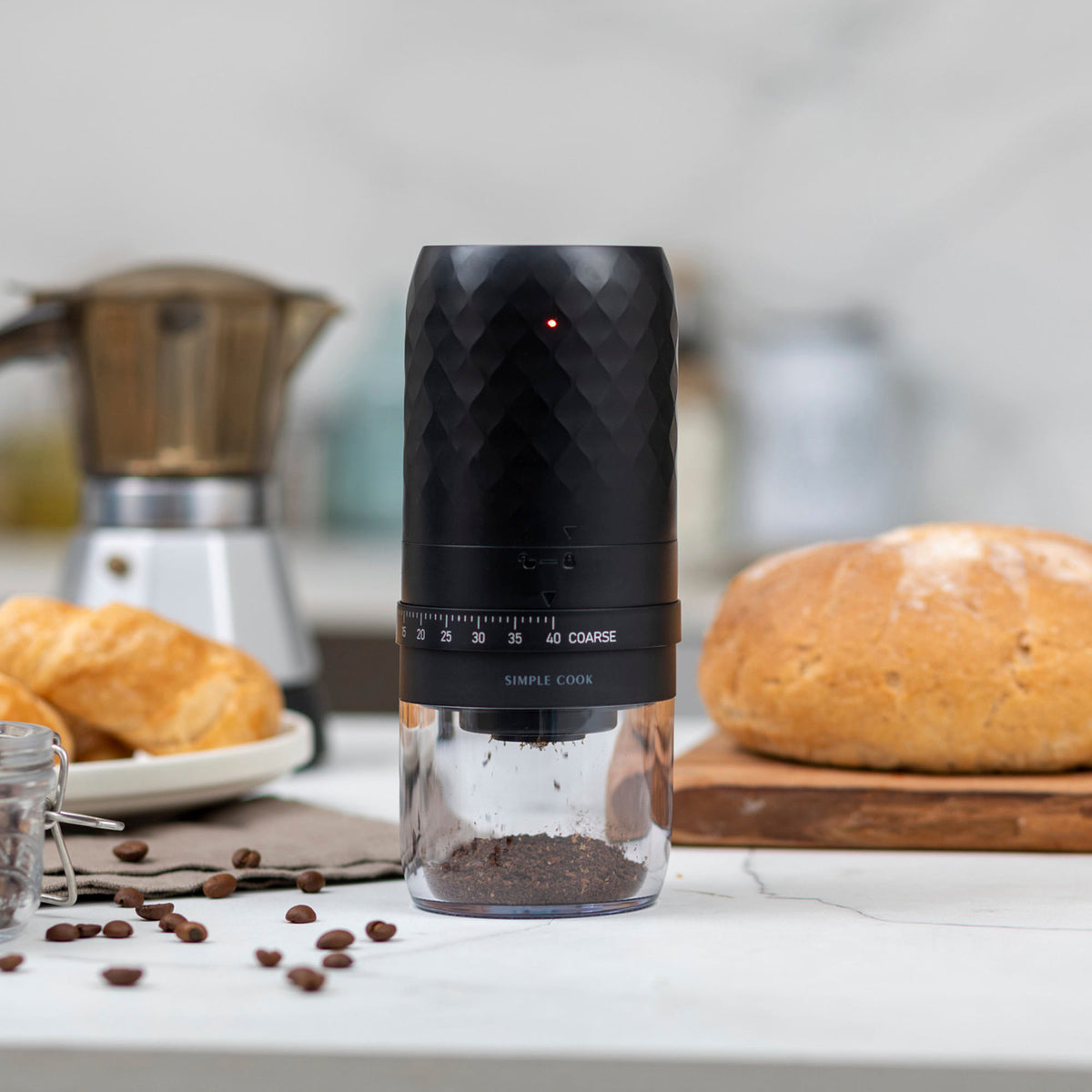 Molinillo de Café y Especias Samara Simple Cook - Caja Dañada-Molinillos de Especias