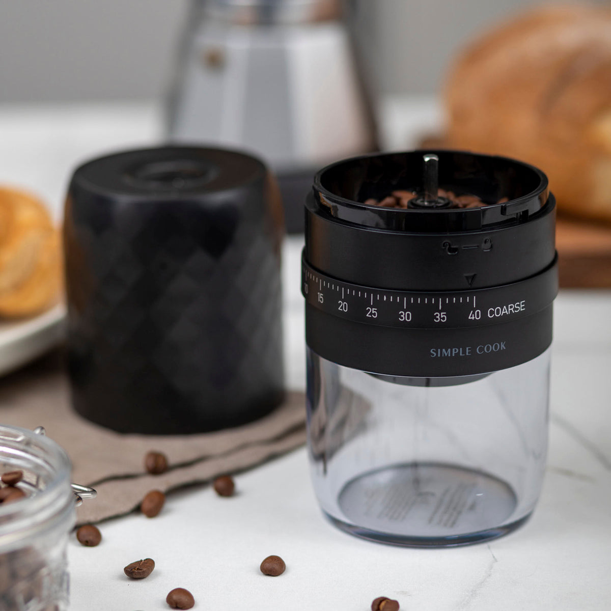 Molinillo de Café y Especias Samara Simple Cook - Caja Dañada-Molinillos de Especias